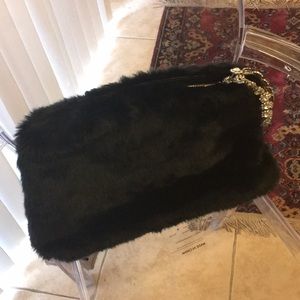 Zara Fur Clutch